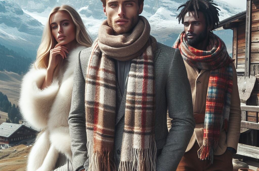 Top Materialien und Designs für Herrenschals